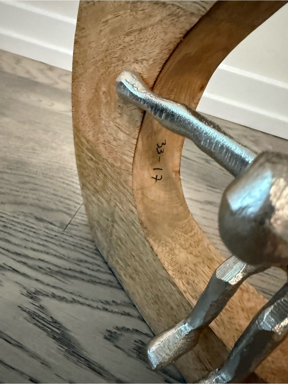 Brewster Home Fashions Abstract Wood & Metal Sculpture – Modern Tabletop Décor - Picture 4 of 6